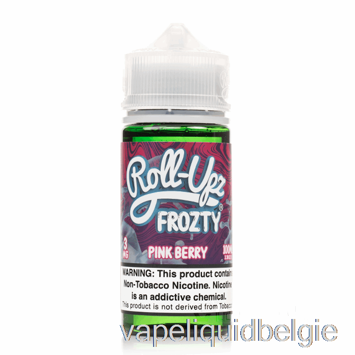 Vape Vloeistof Roze Bessenijs - Sap Roll-upz - 100ml 3mg